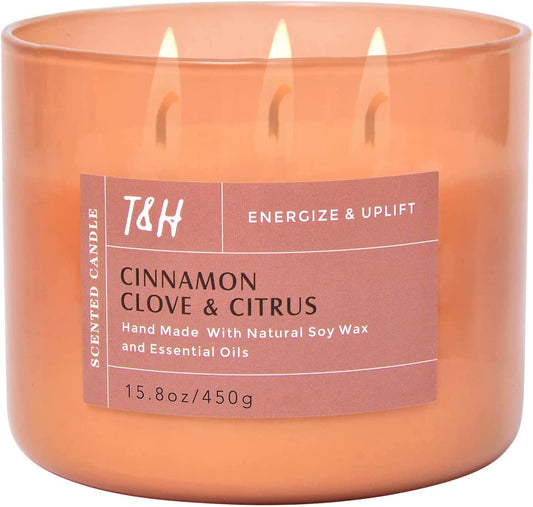 Cinnamon Clove & Citrus Soy Candle 3-Wick