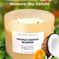 Coconut Orange Blossom Soy Candle 3-Wick