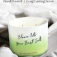 Green Apple & Peach Blossom Soy Candle 3-Wick