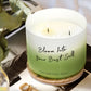 Green Apple & Peach Blossom Soy Candle 3-Wick