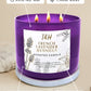 Lavender & Vanilla Soy Candle 3-Wick