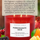 Pomegranate Noir Soy Candle 3-Wick