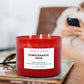 Pomegranate Noir Soy Candle 3-Wick